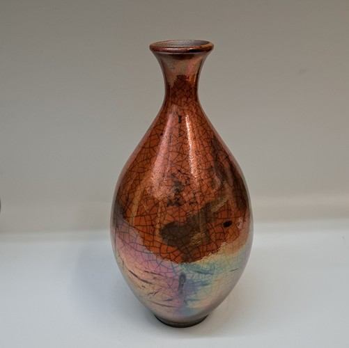 Click to view detail for BS-049  Bottle, Ferric Glaze 10.5x5 $195